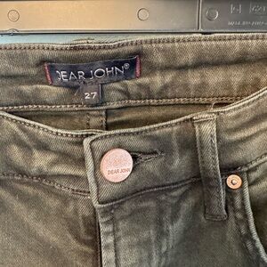 Dear John dark green skinny jeans